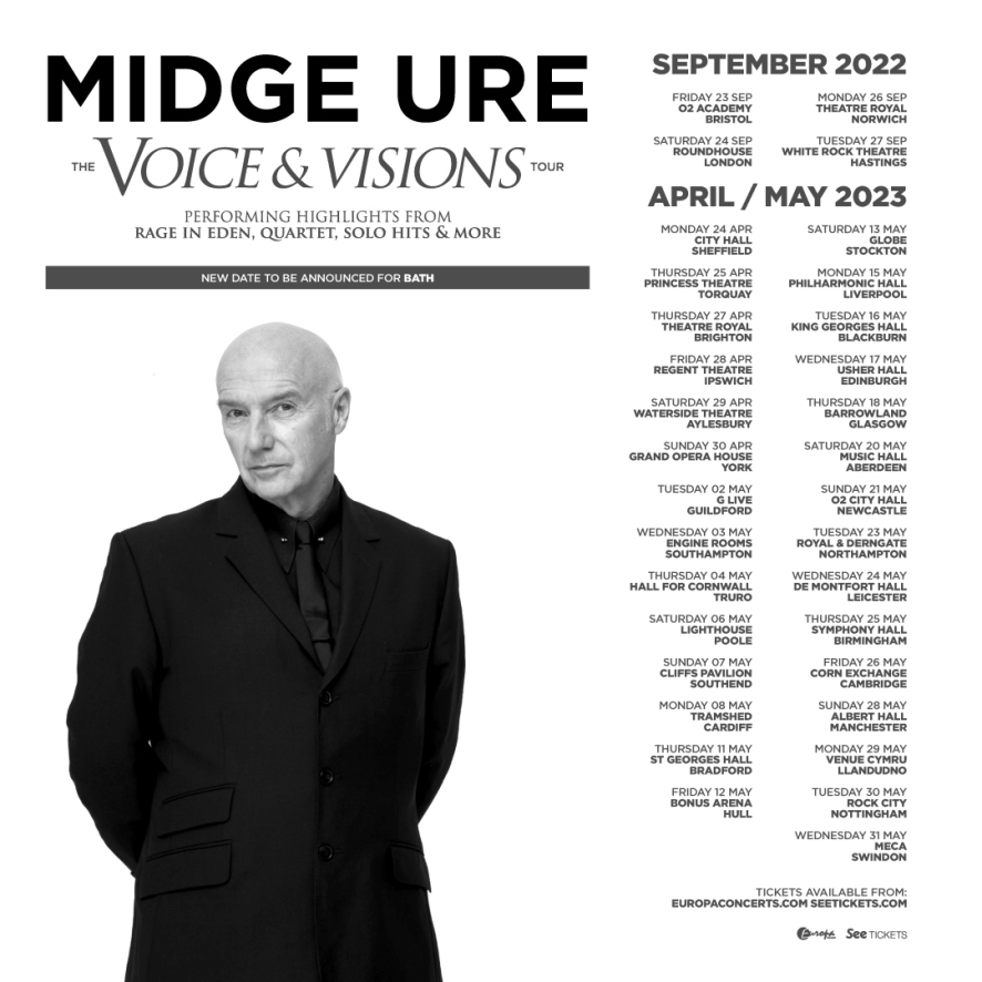 midge ure tour swindon